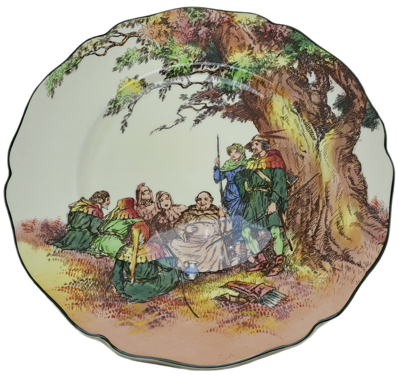 Vintage Royal Doulton D.6341 `Under the Greenwood Tree` Plate- 26,3cm