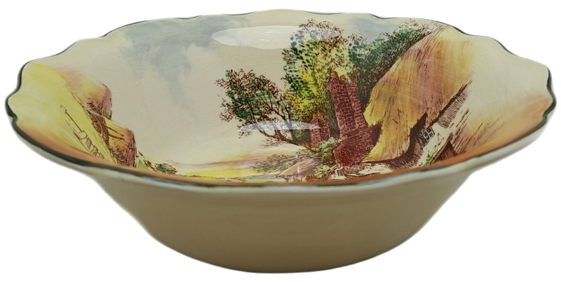Vintage Royal Doulton D.5694 `Rustic England` Bowl-Australia Reg.- 6,5cm x 21cm