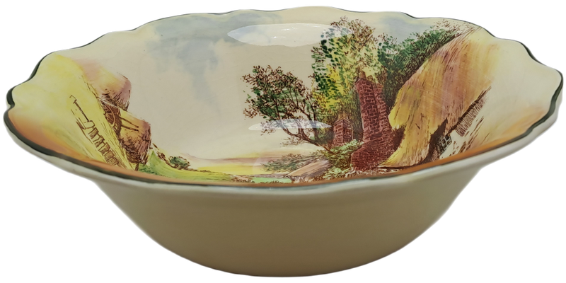 Vintage Royal Doulton D.5694 `Rustic England` Bowl-Australia Reg.- 6,5cm x 21cm