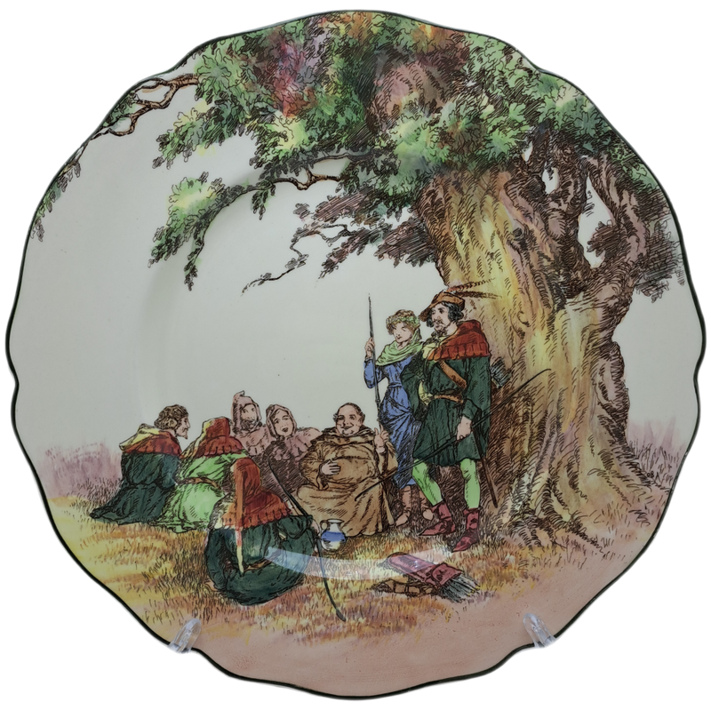 Vintage Royal Doulton D.6341 `Under the Greenwood Tree` Plate- 26,3cm