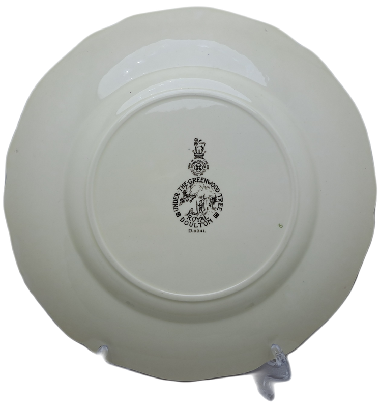 Vintage Royal Doulton D.6341 `Under the Greenwood Tree` Plate- 26,3cm