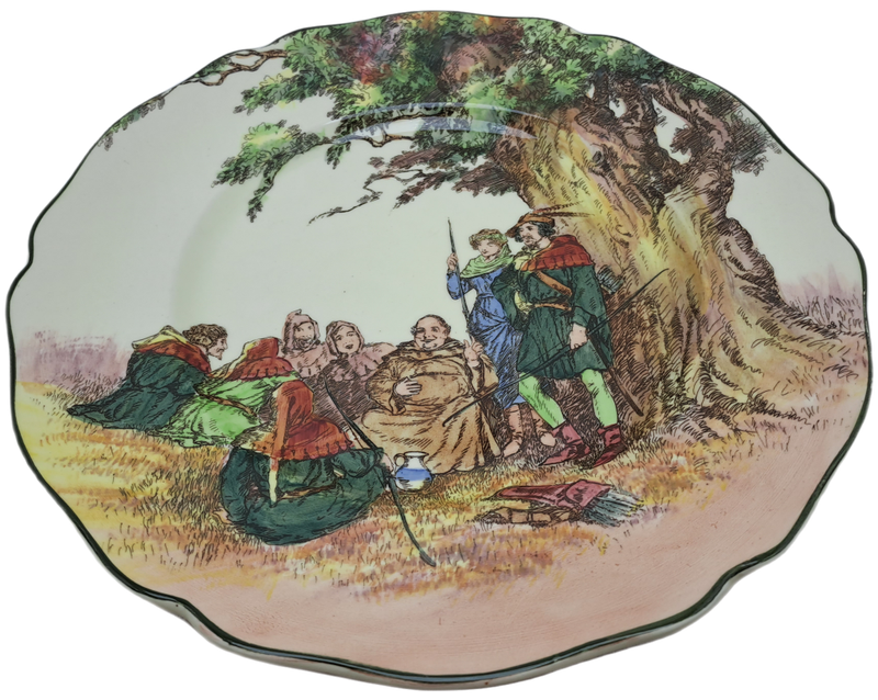 Vintage Royal Doulton D.6341 `Under the Greenwood Tree` Plate- 26,3cm
