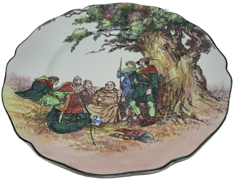 Vintage Royal Doulton D.6341 `Under the Greenwood Tree` Plate- 26,3cm