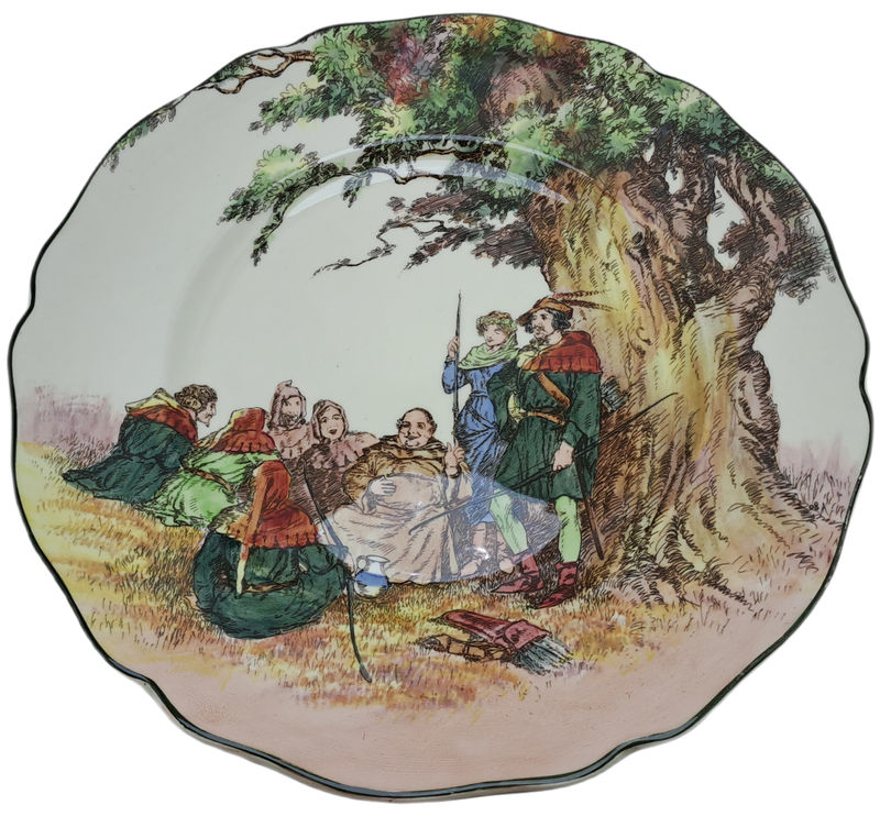 Vintage Royal Doulton D.6341 `Under the Greenwood Tree` Plate- 26,3cm