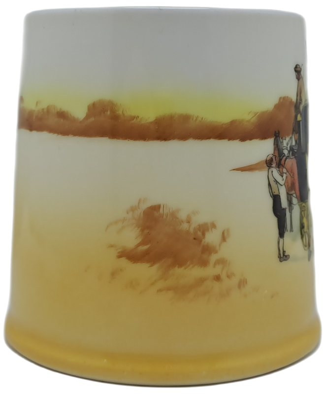 Vintage Royal Doulton Coaching scene Mug 7,5cm x 8,5cm Made in England