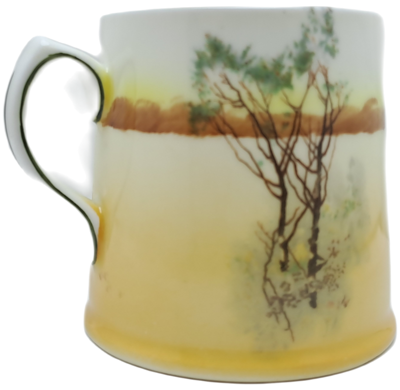 Vintage Royal Doulton Coaching scene Mug 7,5cm x 8,5cm Made in England