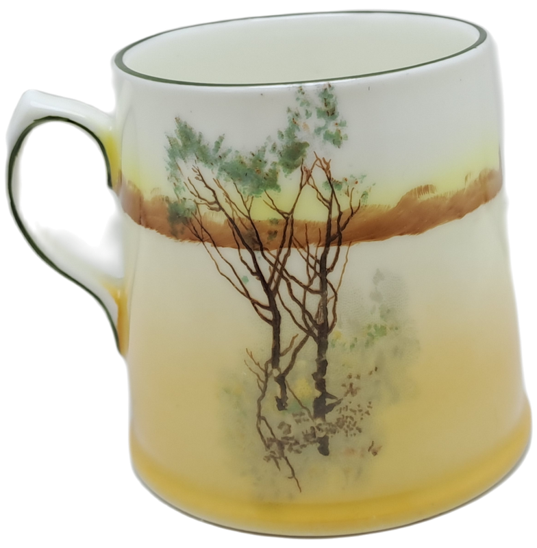 Vintage Royal Doulton Coaching scene Mug 7,5cm x 8,5cm Made in England