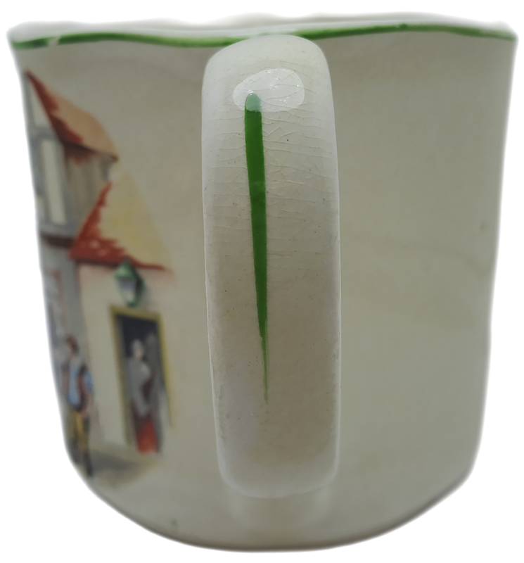Vintage Nelson Ware Elijah Cotton Ltd Jug -Coaching Scene -Made in England - 10cmx15,5cmx10,5cm