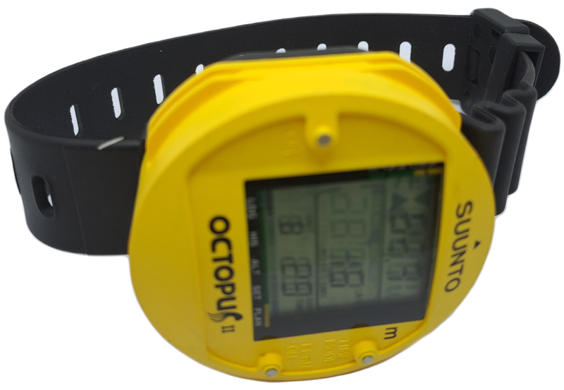 Pre-owned Suunto Octopus II Dive Computer -Working -Good condition -with scratch Guard.