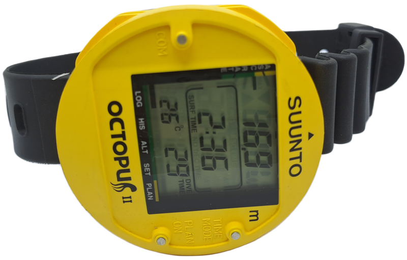 Pre-owned Suunto Octopus II Dive Computer -Working -Good condition -with scratch Guard.