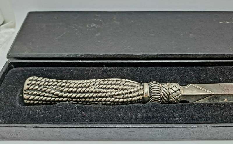 Solid Metal Letter Opener - Boxed-22cm