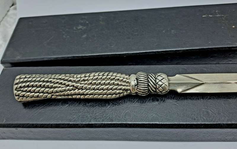 Solid Metal Letter Opener - Boxed-22cm