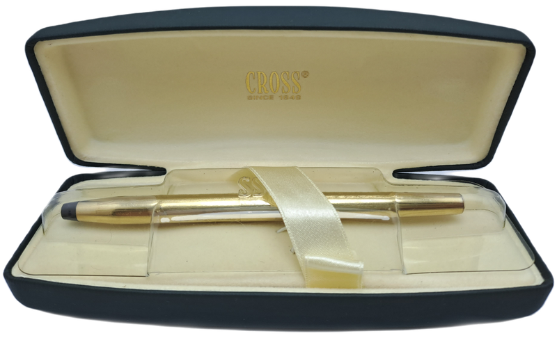 Vintage 1/20 Rolled Gold Gross Fountain Pen with 14kt 585 GOLD Nib-Ink Tested-Ireland
