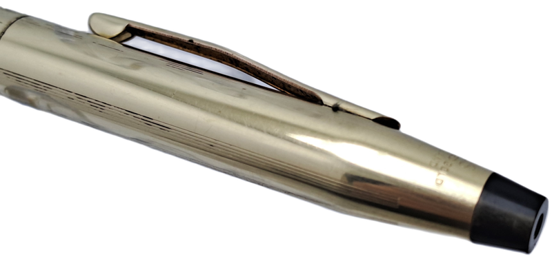 Vintage 1/20 Rolled Gold Gross Fountain Pen with 14kt 585 GOLD Nib-Ink Tested-Ireland