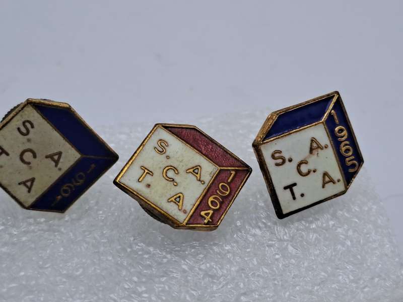 6 Vintage SACTA Pins-1958_1959_1960_1961_1964 and 1965