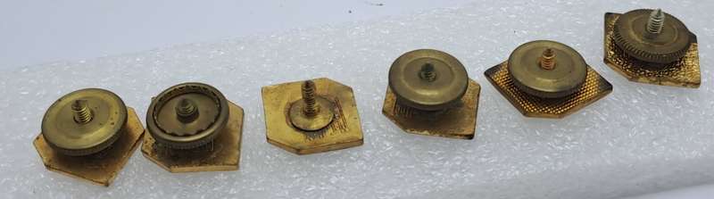 6 Vintage SACTA Pins-1958_1959_1960_1961_1964 and 1965