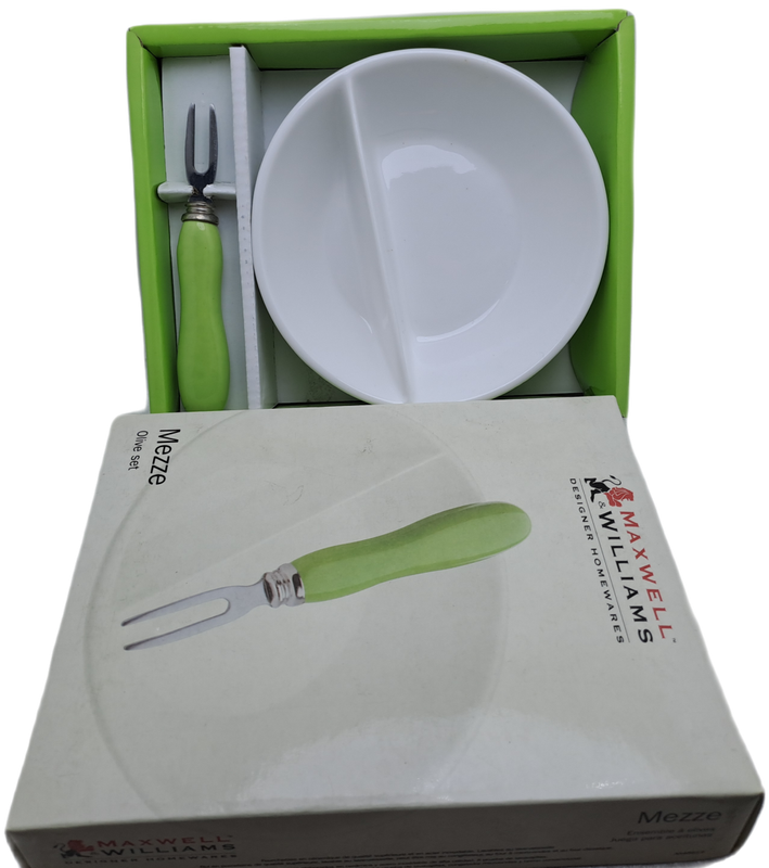 Maxwell Williams Mezze olive set -Boxed