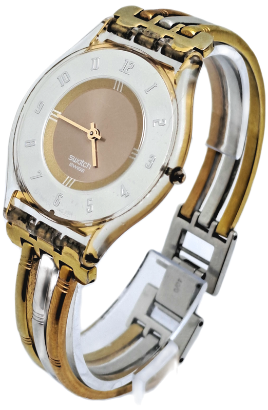 Pre-Owned 2004 Swiss Made Ladies SKIN Swatch watch working