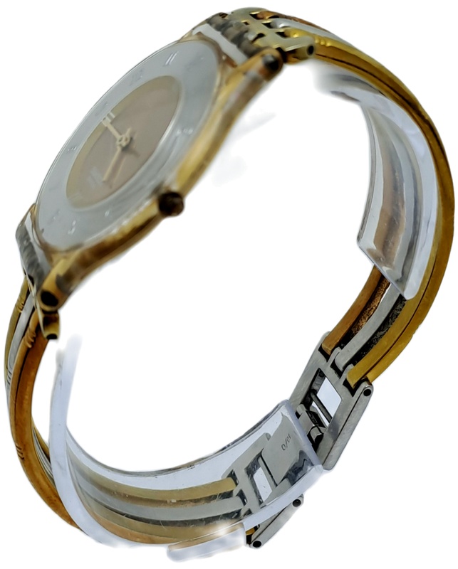 Pre-Owned 2004 Swiss Made Ladies SKIN Swatch watch working
