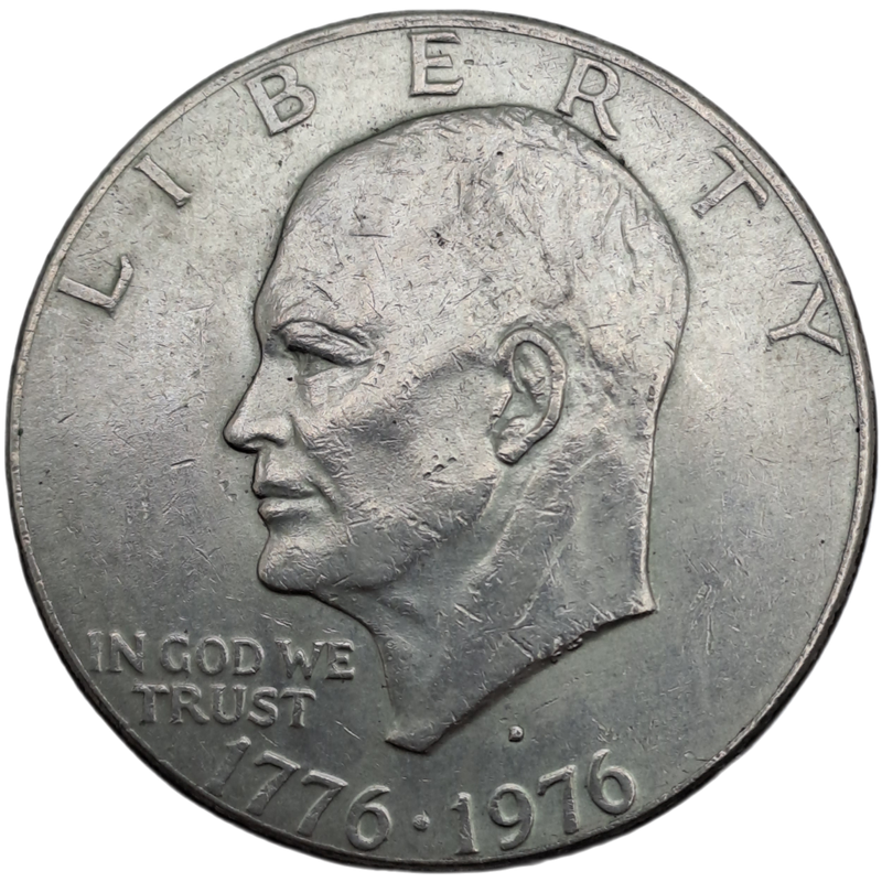 1976  United States 1 Dollar `Eisenhower Dollar` Bicentennial