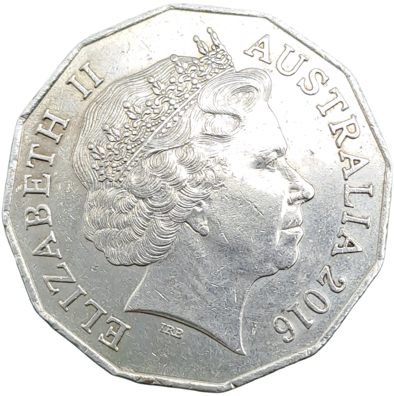 2015 Australia 50 Cents - Elizabeth II 4th Portrait