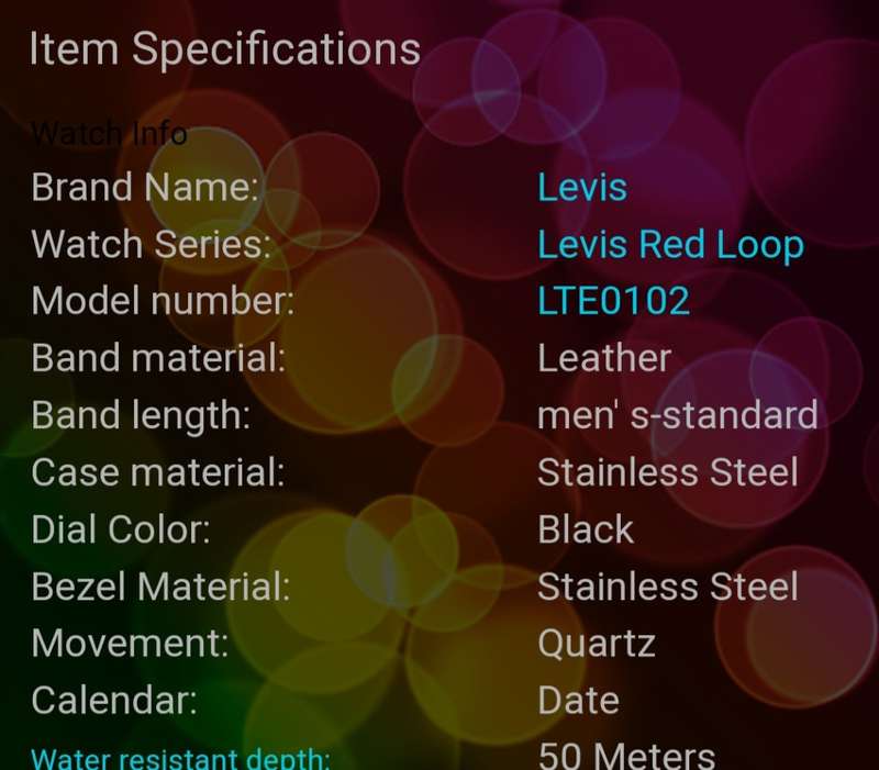 Pre-owned Unused Men`s Levi`s LTE 0102 Quartz watch Red Loop Collection by Strauss & Co.