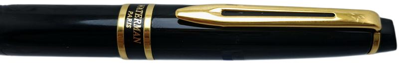 Vintage Waterman Rollerball pen-Black and Gold-pen  In Box -Ink is dry