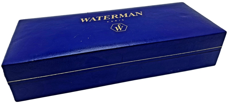 Vintage Waterman Rollerball pen-Black and Gold-pen  In Box -Ink is dry