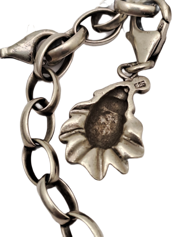 Collectable Vintage Sterling Silver Thomas Sabo Charm Bracelet with 4 charms