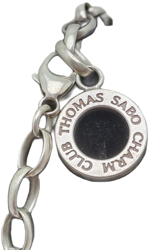 Collectable Vintage Sterling Silver Thomas Sabo Charm Bracelet with 4 charms