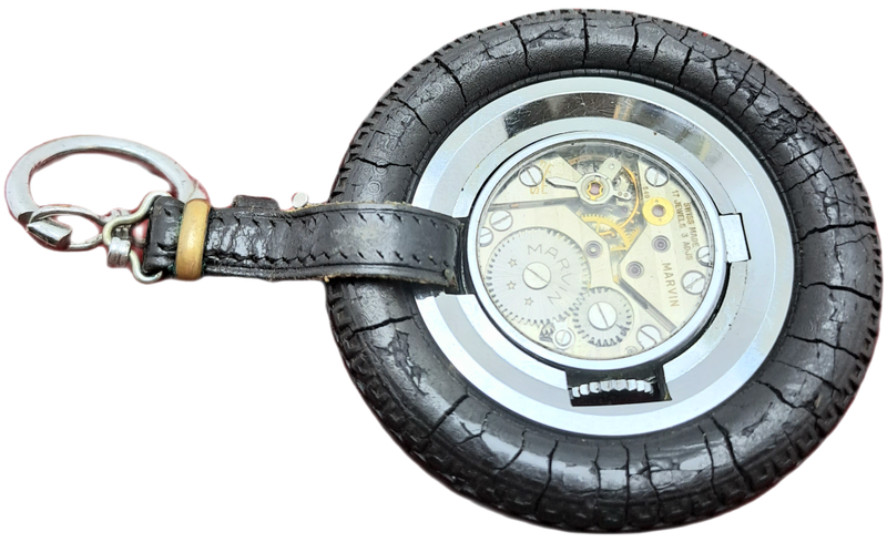 Vintage 1930-1940`s SADI Marvin Pocket watch keychain wheel watch manual winding Swiss Made