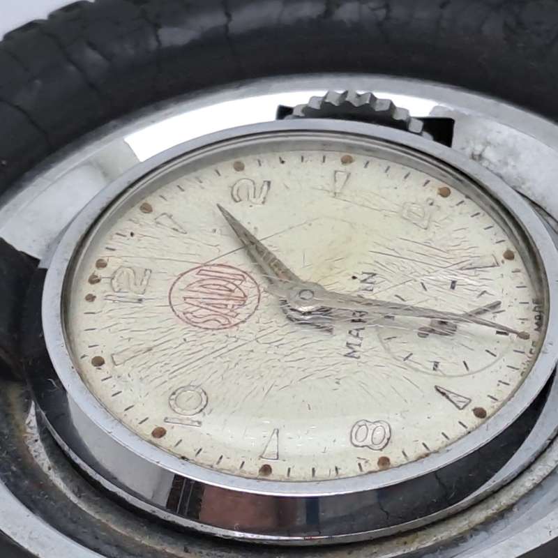 Vintage 1930-1940`s SADI Marvin Pocket watch keychain wheel watch manual winding Swiss Made