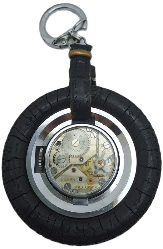 Vintage 1930-1940`s SADI Marvin Pocket watch keychain wheel watch manual winding Swiss Made