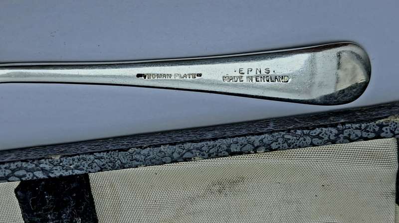 6pc Vintage Yeoman Silver Plate EPNS Cake-Forks-Sheffield England.Boxed