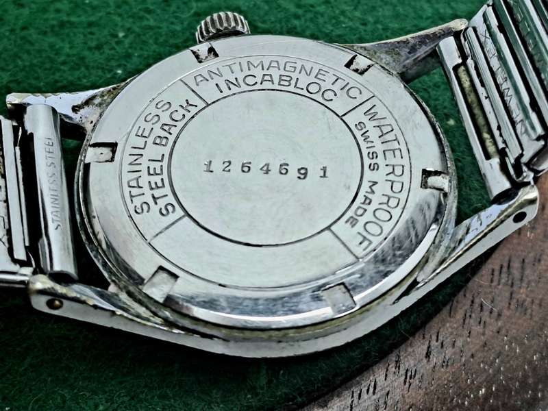 Vintage Swiss Made Climax de Luxe Incabloc Mens Watch -Working -17 Jewels
