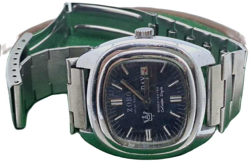 Vintage ZOBO Wrist Fashion Colombre Style Mens watch  -Need service read more