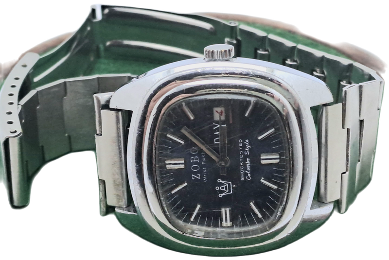 Vintage ZOBO Wrist Fashion Colombre Style Mens watch  -Need service read more