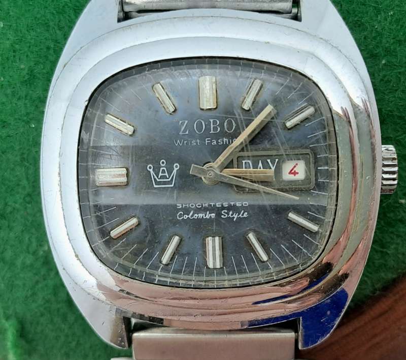 Vintage ZOBO Wrist Fashion Colombre Style Mens watch  -Need service read more