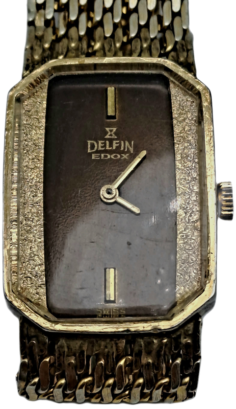 Vintage Ladies DELPHIN EDOX Swiss Made Mechanical watch - working