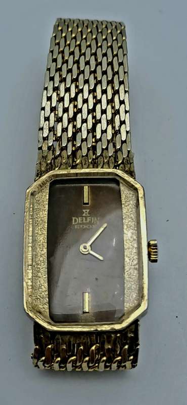 Vintage Ladies DELPHIN EDOX Swiss Made Mechanical watch - working