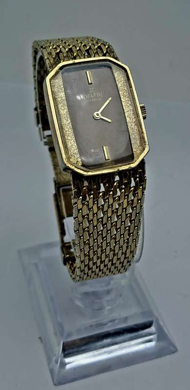 Vintage Ladies DELPHIN EDOX Swiss Made Mechanical watch - working