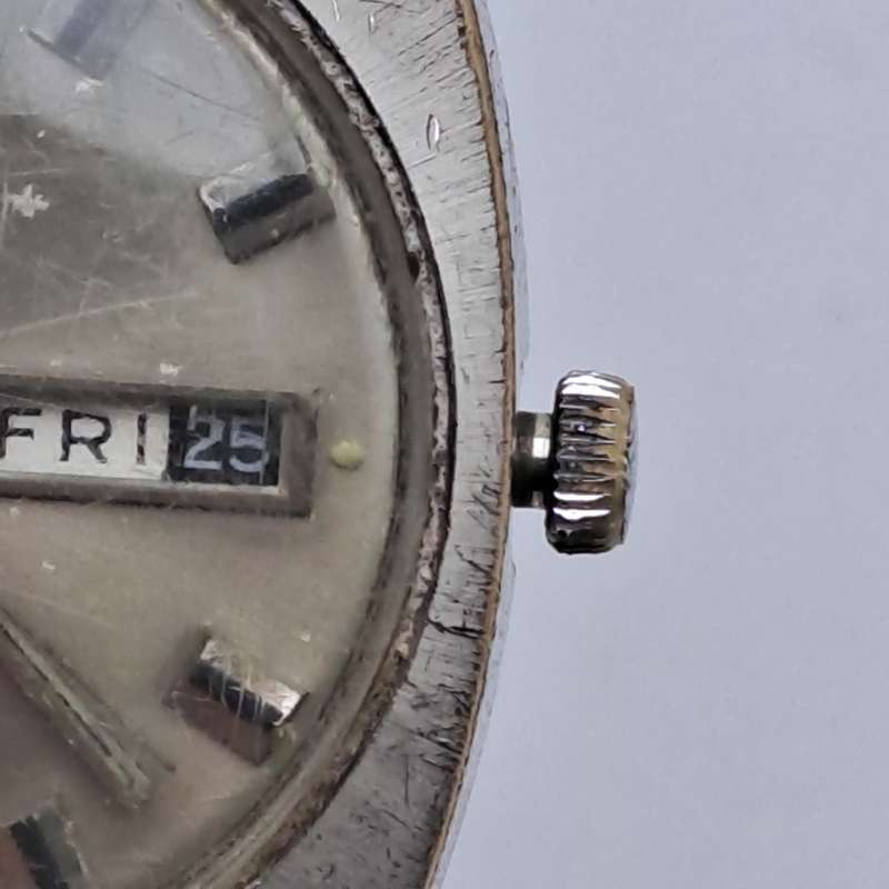 Vintage Men`s BUREN Automatic 25 Rubis Swiss Watch -Need Service -see more
