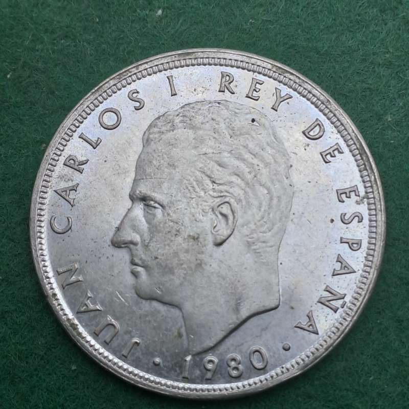 1980 Spain 100 Pesetas - Juan Carlos I- 1982 FIFA World Cup Circulating commemorative coin