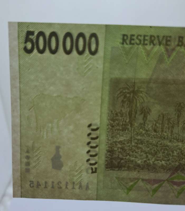 2008  Zimbabwe 500 000 Dollars