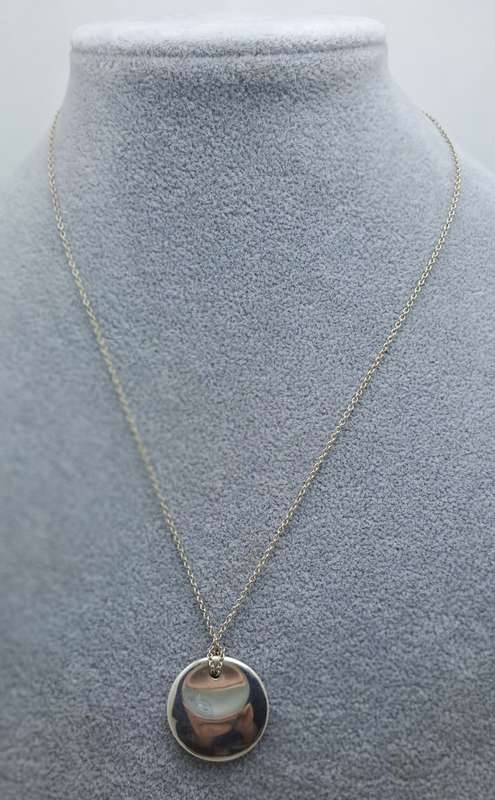 Vintage Tiffany Necklace 925 Sterling Silver (tested) on Chain -in Tiffany bag