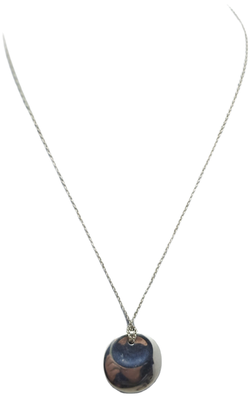 Vintage Tiffany Necklace 925 Sterling Silver (tested) on Chain -in Tiffany bag