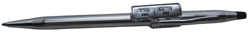 Pre-Owned Cross 3502 Ball Pen Lustrous Chrome -In Case -