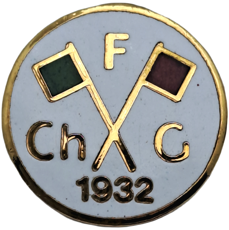 Unknown 1932 Enamel Pin -20mm (could be a soccer or Golf Club)