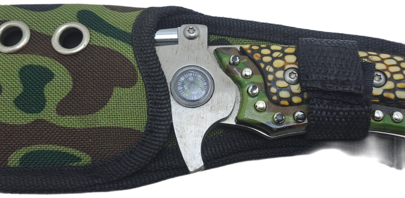 Pre-Owned USA Saber Survival Knife with Canvas Sheath