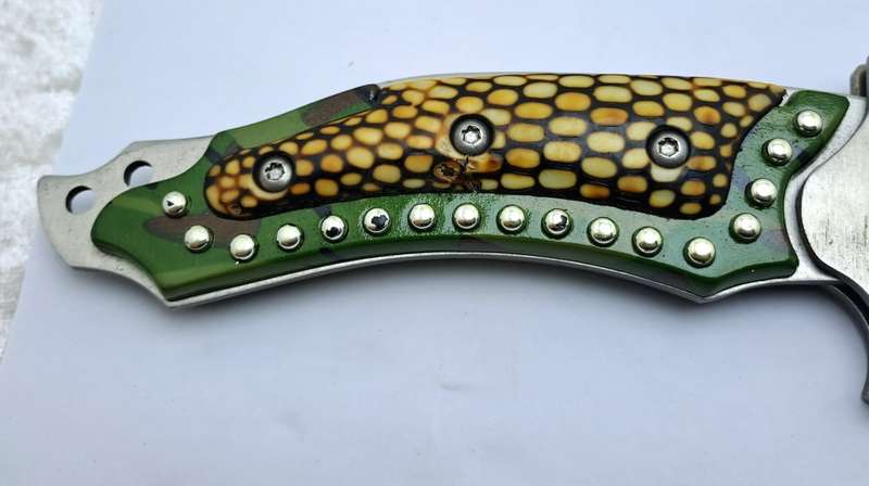 Pre-Owned USA Saber Survival Knife with Canvas Sheath